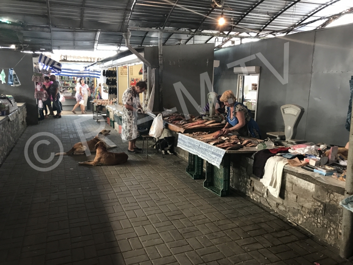 Рынок Мелитополя рыба