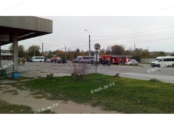 Минирование автовокзала в Мелитополе