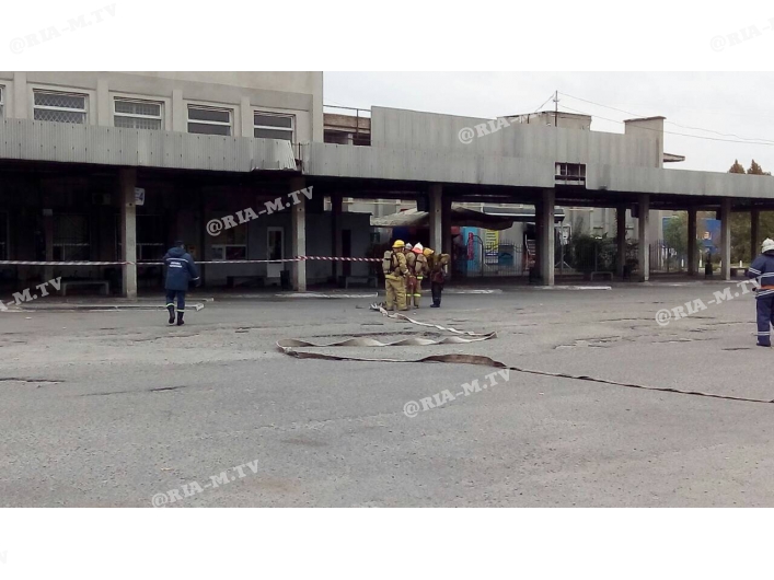 Минирование автовокзала в Мелитополе