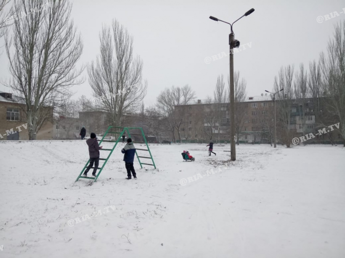 Зимние развлечения детей