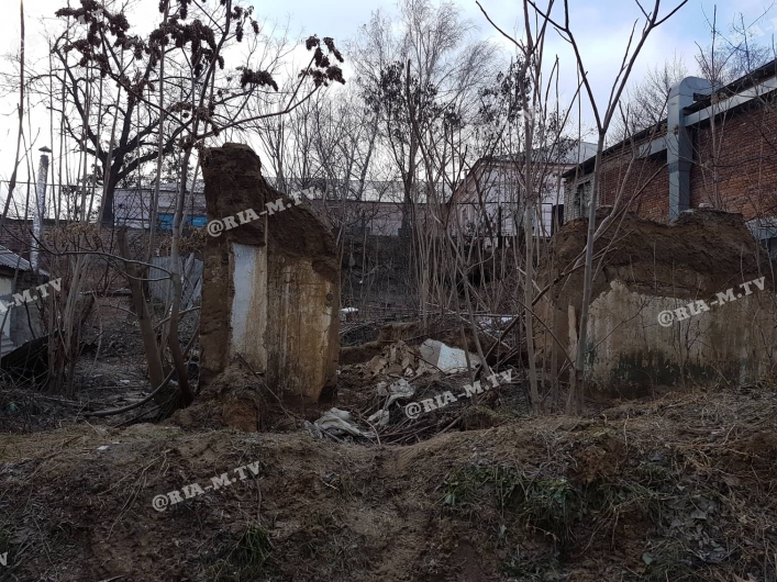 Развалины в центре города