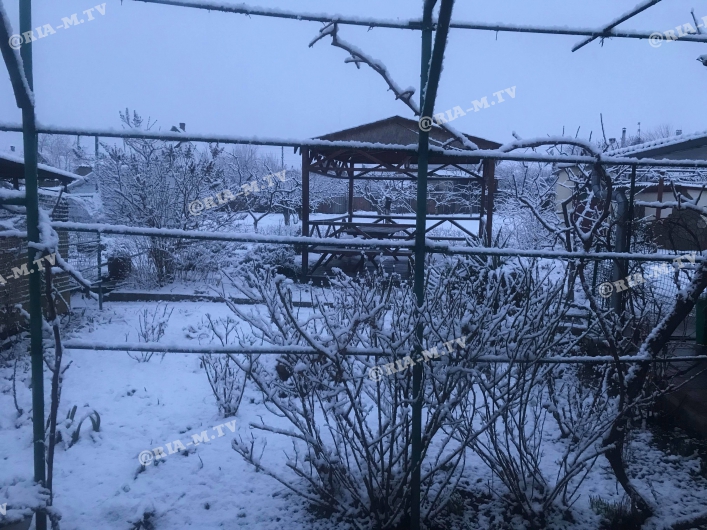 Зима вернулась в Мелитополь
