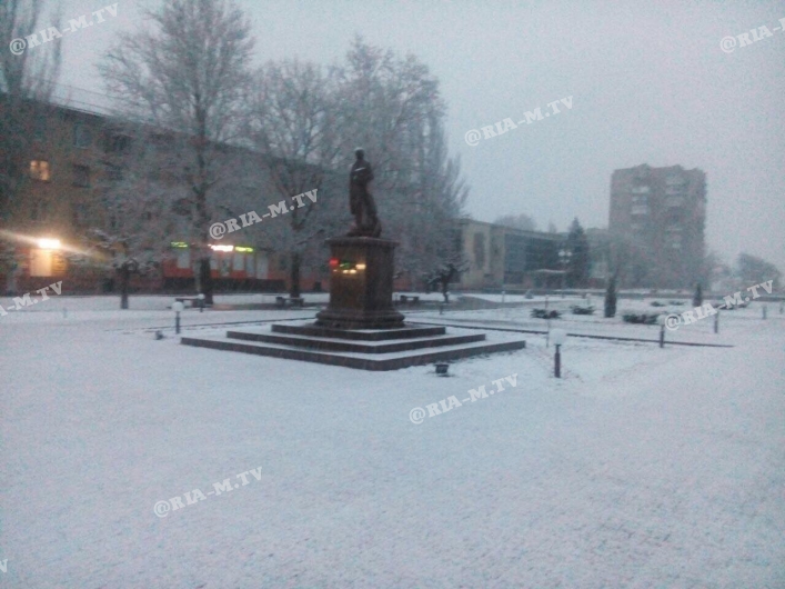 Зима вернулась в Мелитополь