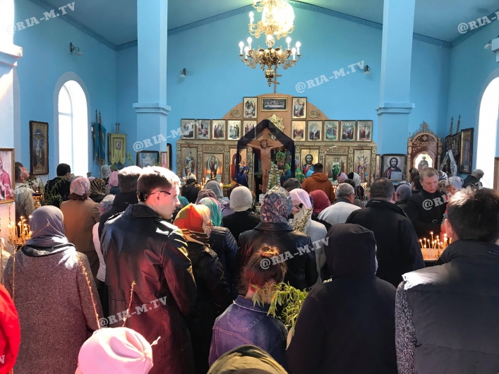 Освящение в церкви Мелитополя