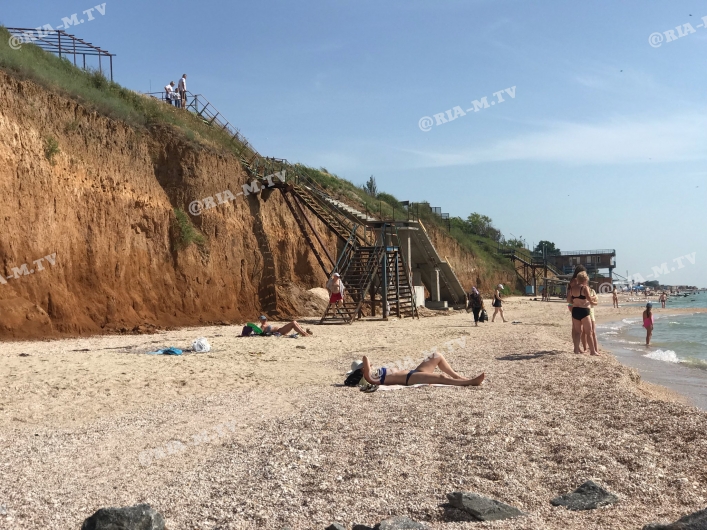 Кирилловка спуск на пляж