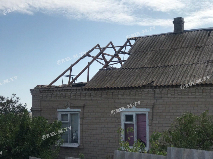 Дом снесло крышу