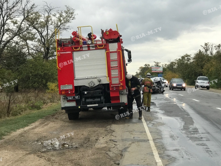 Авария на трассе в Мелитополе