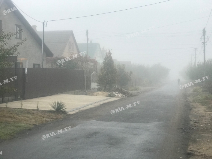 Туман на улицах города