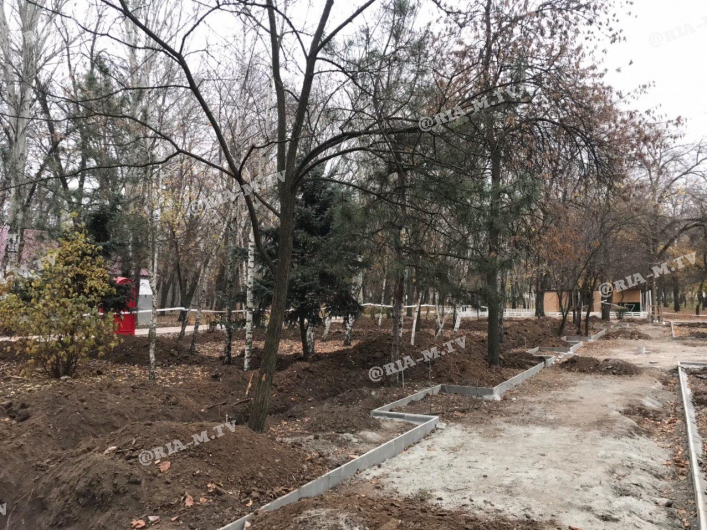 Парк Горького ремонтные работы