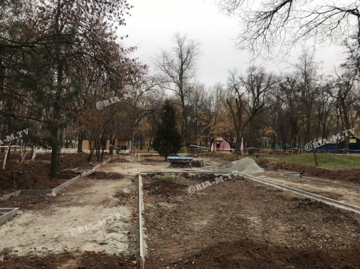 Парк Горького ремонтные работы