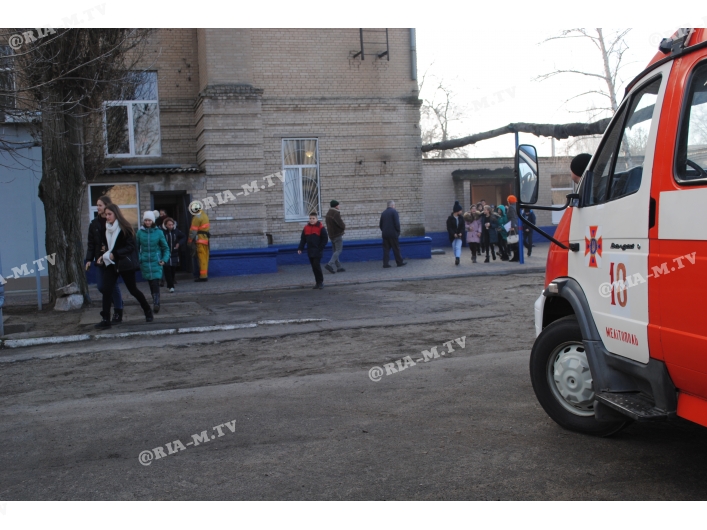 Эвакуация людей в Мелитополе