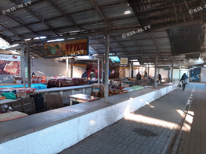 Рынок закрыт в Мелитополе