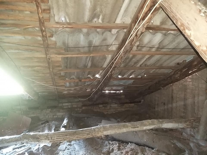 Крыша требует ремонта