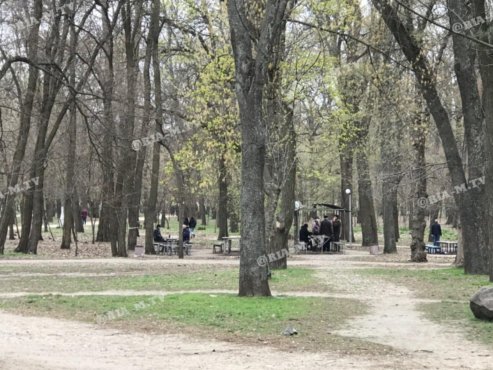 Карантин в парке Горького