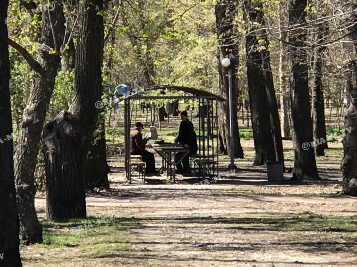 Карантин в парке Горького