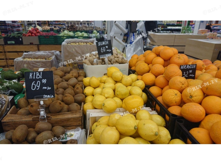Лимоны и имбирь на рынке