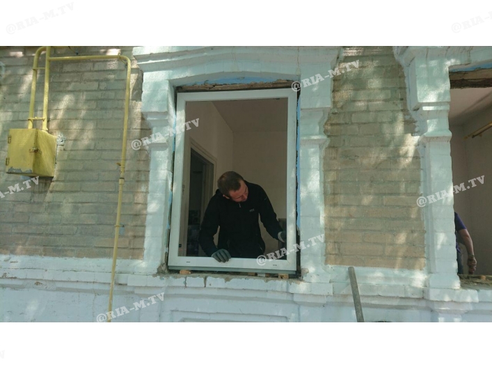 Окна для ветерана Мелитополя