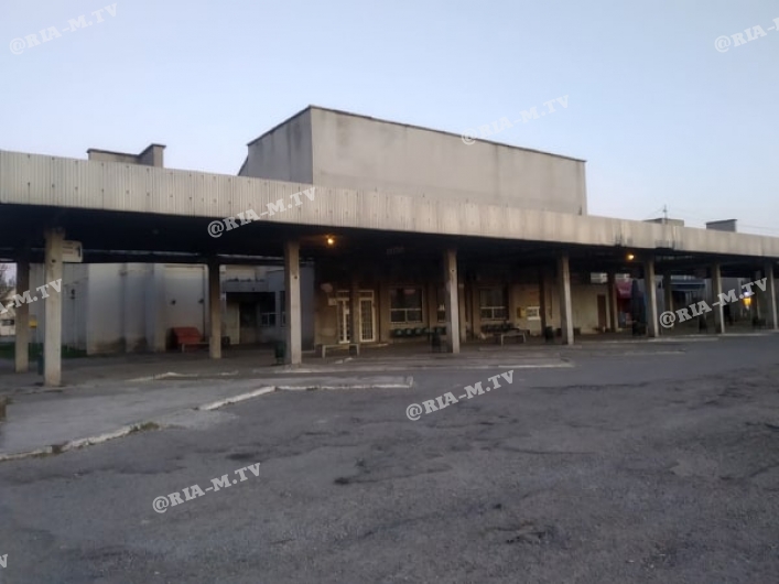 Автовокзал в Мелитополе, карантин