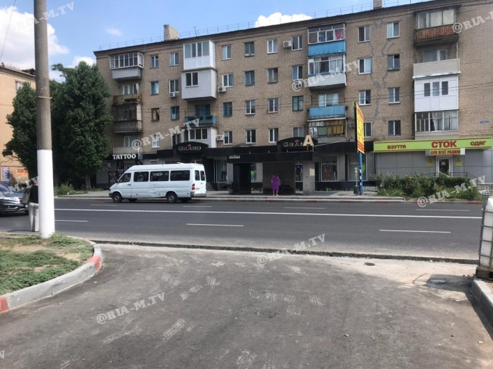 Остановка в городе Мелитополь