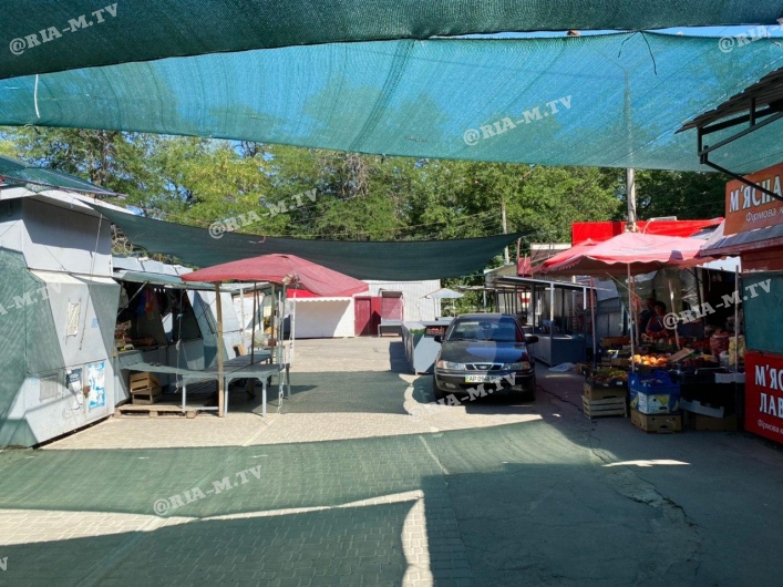 Рынок в Мелитополе закрыт