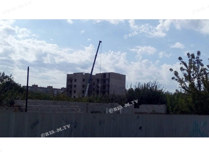 Стройка в городе Мелитополь