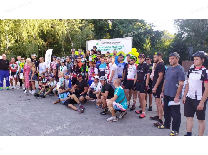 Победители велогонки в Мелитополе