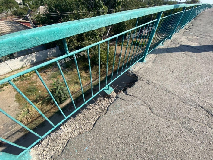 Мост переезд в Мелитополе