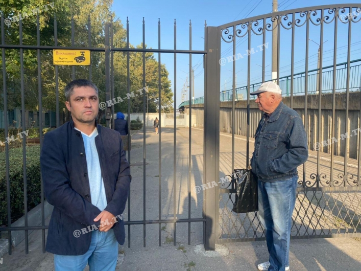 Гидромаш в Мелитополе не пускают журналиста