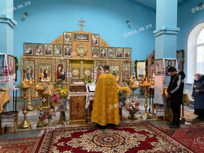 Молитва в церкви Мелитополь