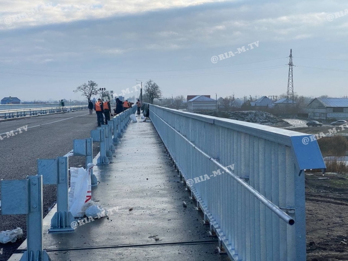 Мост переезд в Мелитополе