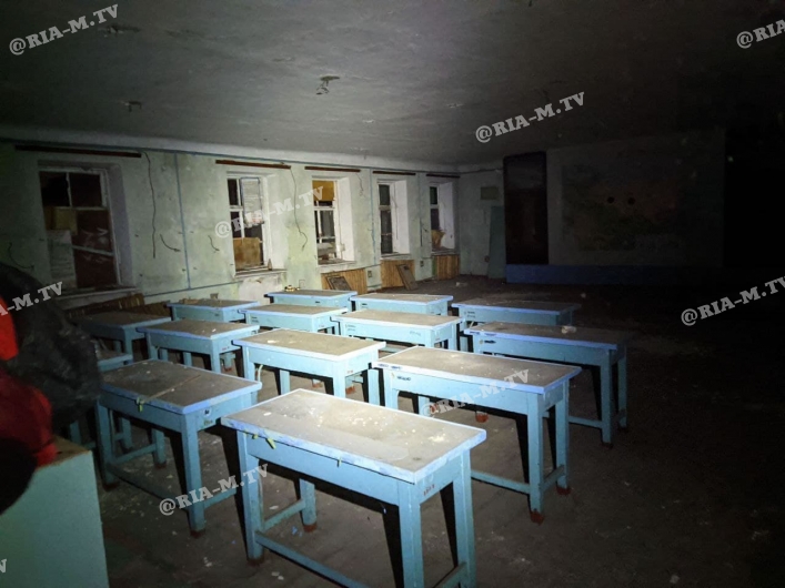Училище в заброшенном состоянии
