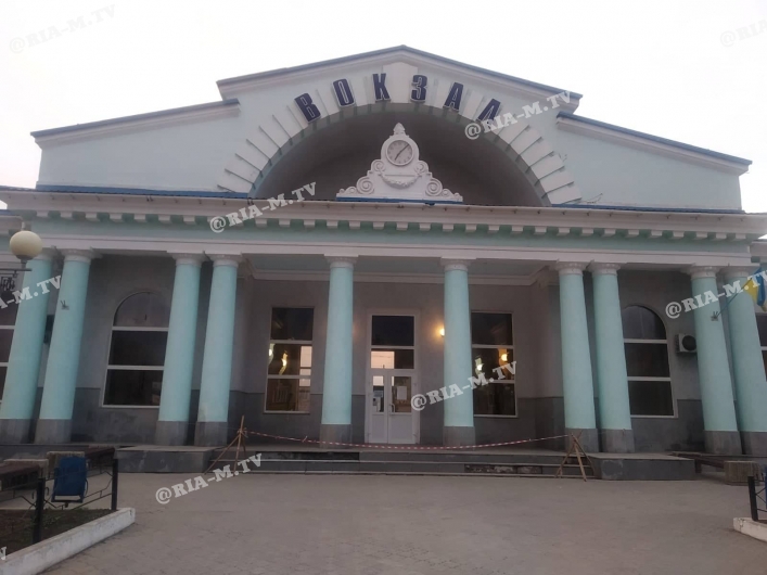 Вокзал Мелитополь ограждение