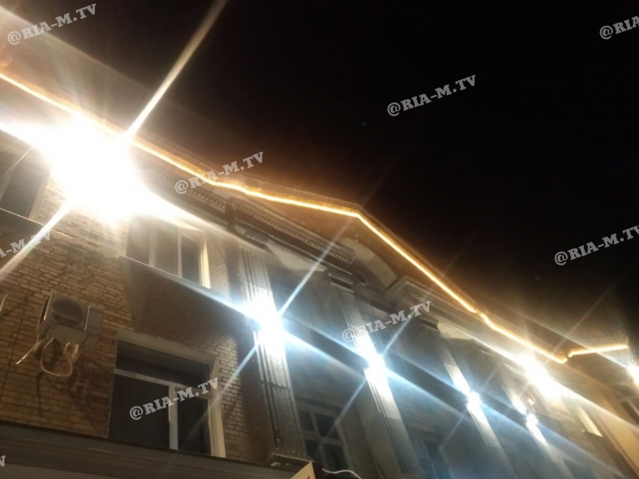 Подсветка Мелитополь здания