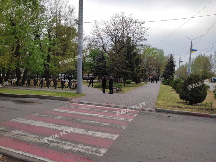 Мелитополь 9 мая полиция