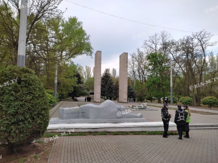 Мелитополь 9 мая полиция
