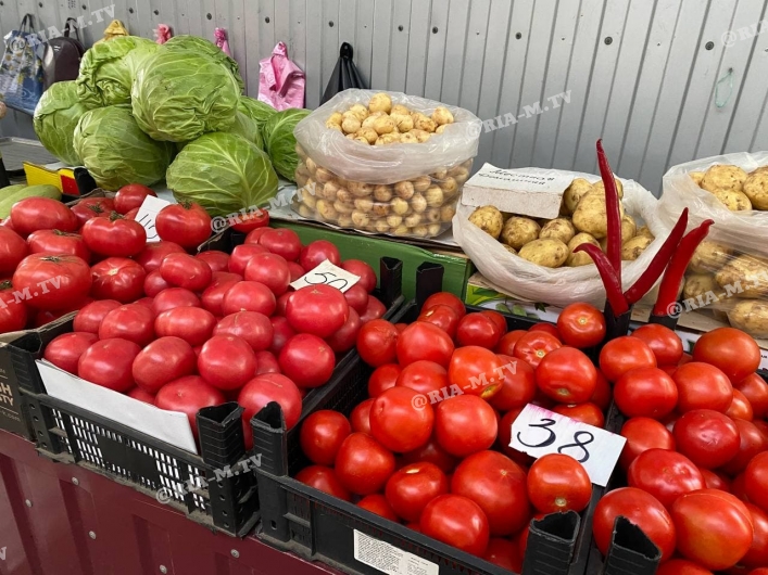 Овощи дешевеют на рынке