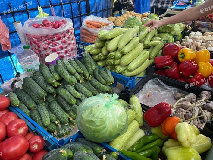 Овощи дешевеют на рынке