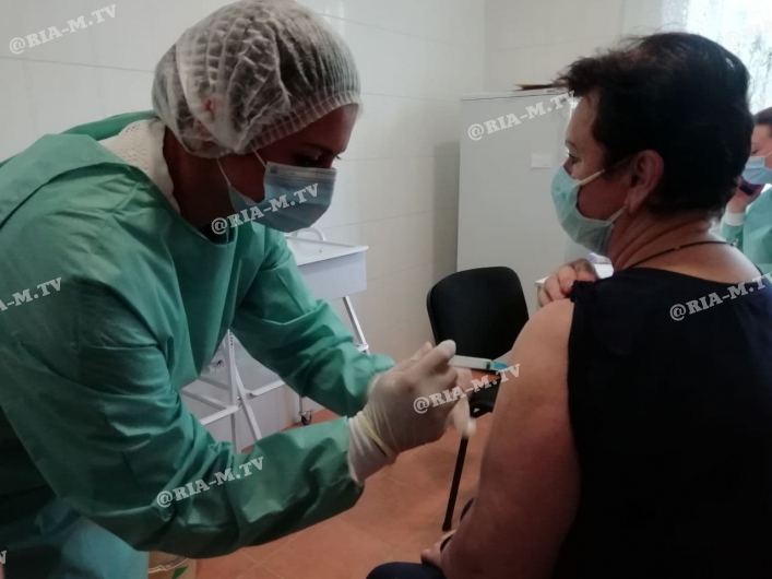 Вакцинация в Мелитополе