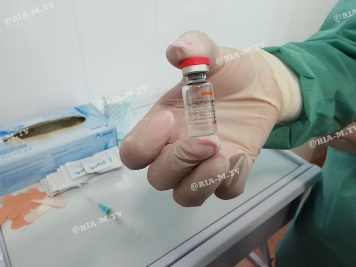Вакцинация в Мелитополе