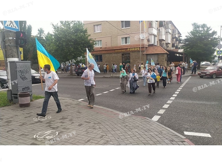 Митинг в Мелитополе