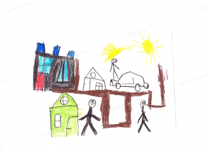 Рисунки детей садика