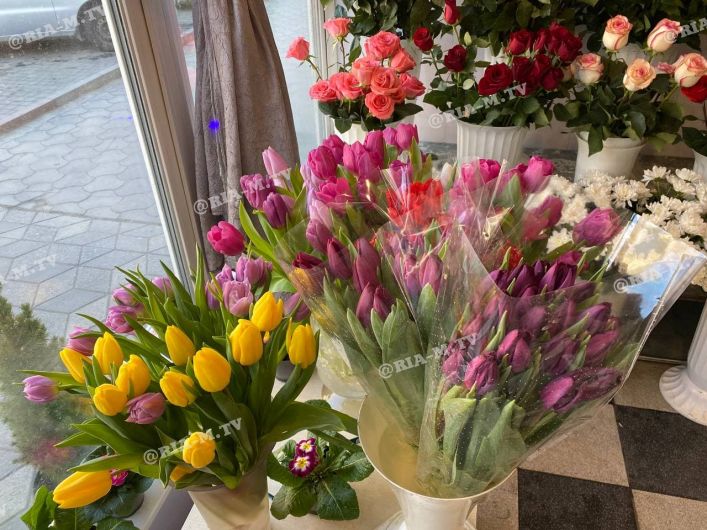 Мелитополь цветы 14 февраля