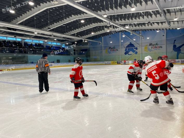 Хоккейный матч в Мелитополе