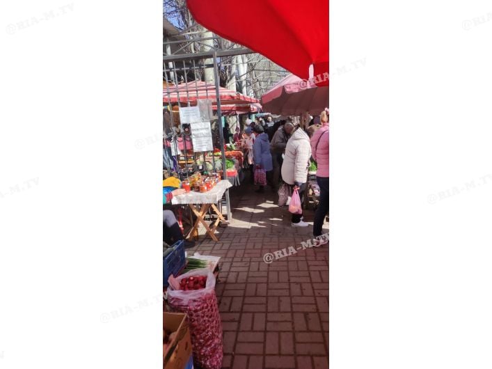 Рынки в оккупированном Мелитополе