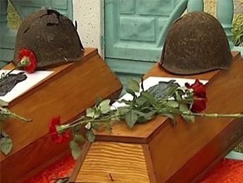 Под Киевом перезахоронили останки 55 советских солдат, погибших во время ВОВ