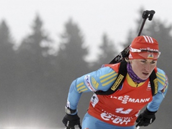 Биатлон: Украинка Семеренко выиграла бронзу на этапе Кубка мира