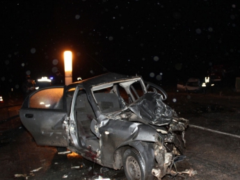 В Приазовском районе в жуткой аварии погибли пятеро человек