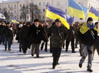 Попытка митингующих захватить Запорожскую ОГА не удалась - милиция
