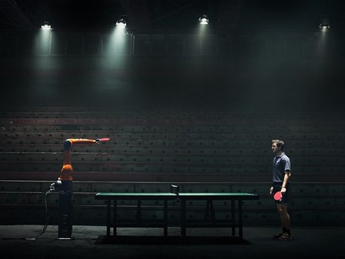 Матч по настольному теннису между человеком и роботом состоится 11 марта 2014 г(видео)