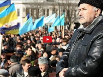 Онлайн трансляция митинга у стен крымского парламента в Симферополе (видео)
